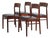 Model 26 Rosewood Dining Chair by Henning Kjærnulf for Korup Stolefabrik, 1960s, Set of 4 For Sale