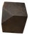 Andrianna Shamaris Faceted Suar Wood Side Table For Sale