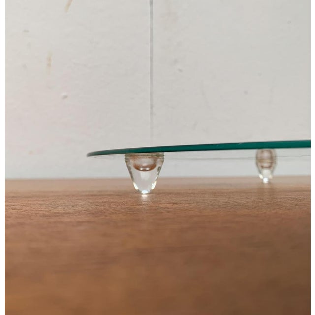 Postmodern Glass Cake Plate, 1980s For Sale - Image 14 of 16