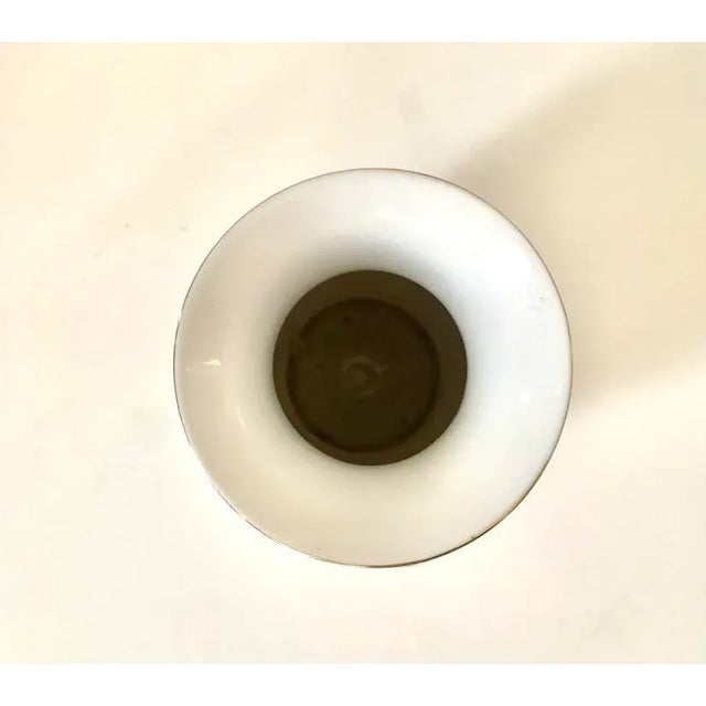 Mid 20th Century Botanical Porcelain Vase From Europe For Sale - Image 5 of 7