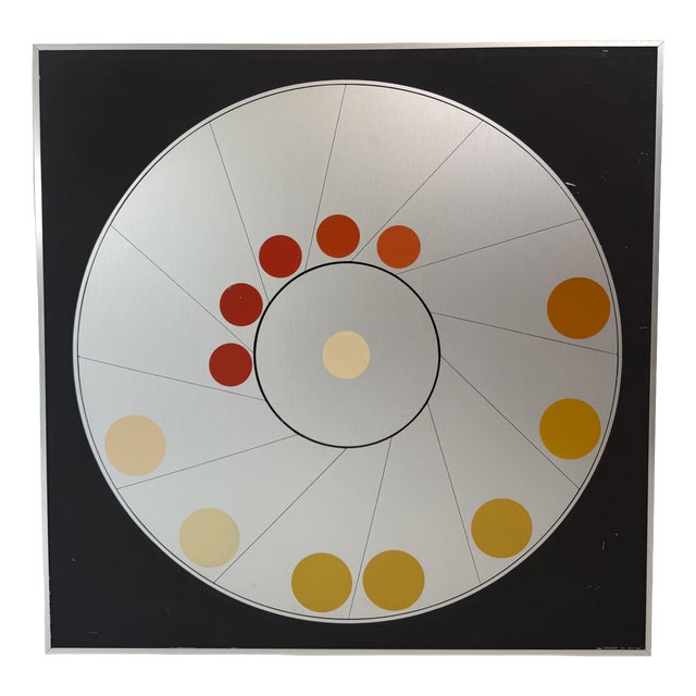 Kinetic Op Art Work, Italy, 1970s For Sale