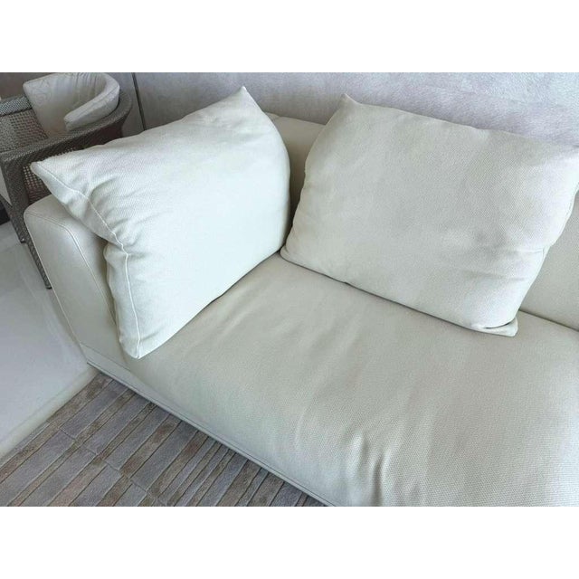 2010s Fendi Casa Luxury Sofa White – Made in Italy For Sale - Image 5 of 12
