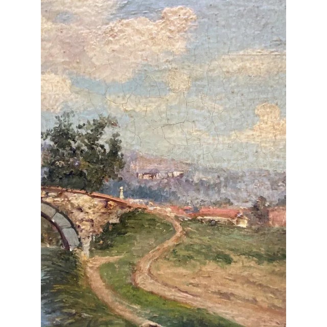 Pietro Colonna, Neapolitan School Country Scene, 21st Century, Oil on Canvas For Sale - Image 8 of 11