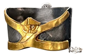 French Art Bronze Bracelet by Line Vautrin