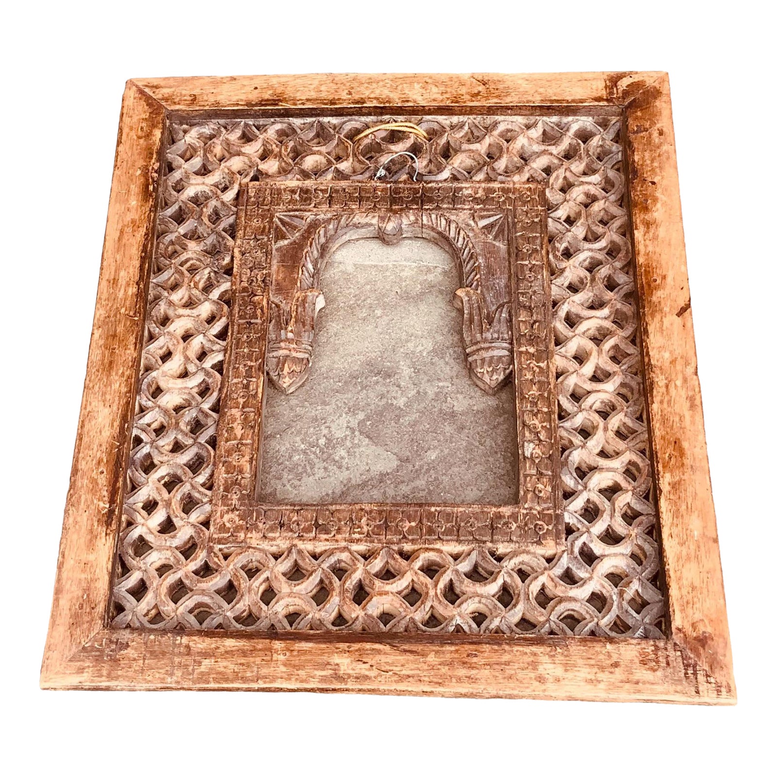 Early 20th Century Carved Wood Panel | Chairish