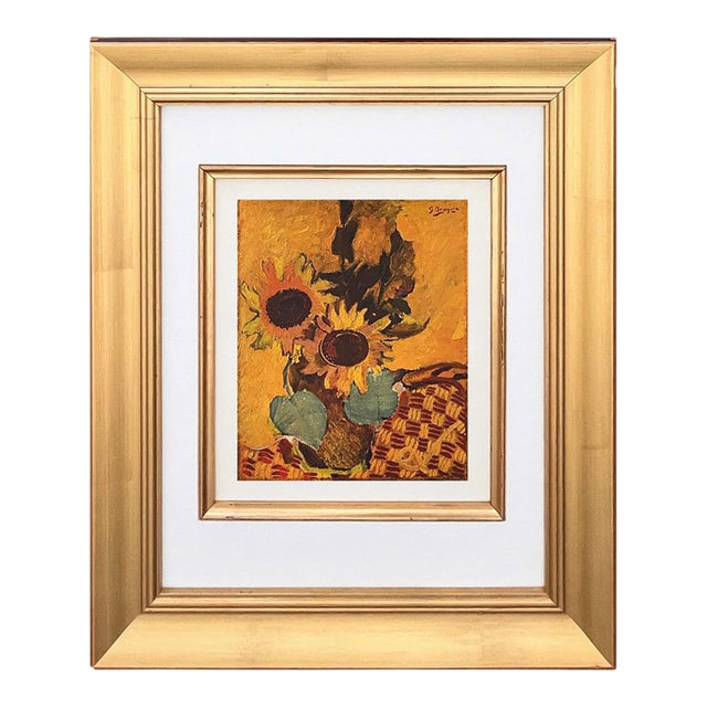 Braque 1946 Les Tournesols 21 Framed For Sale