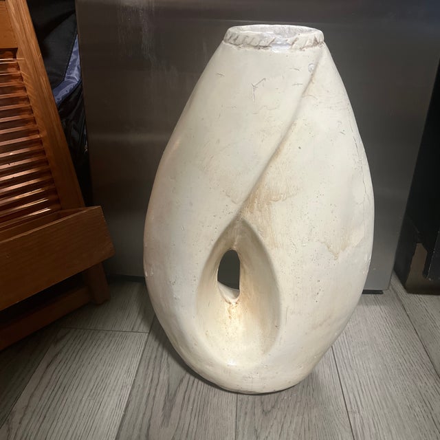 Native American Hand Sculpted Ceramic/Earthenwareq Native American Decorative Vase For Sale - Image 3 of 6