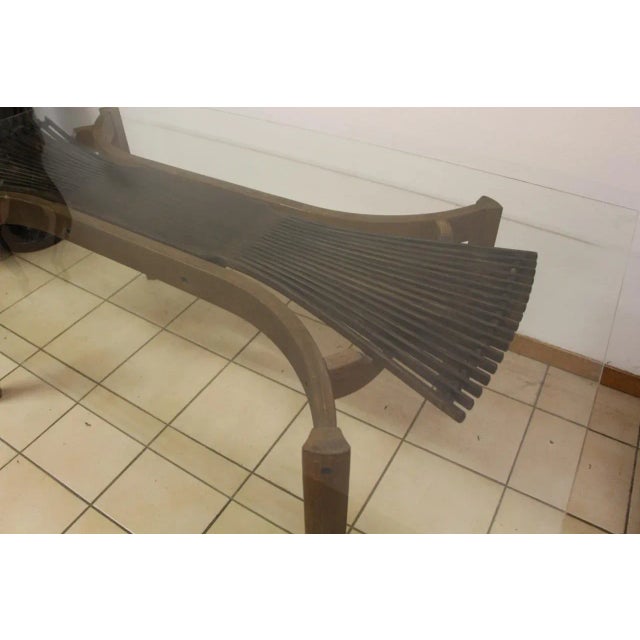 1970s Scandinavian Modern Wooden Dining Table, 1970s For Sale - Image 5 of 12