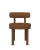 Wood Moca Chair in Chocolate Fabric by Studio Rig for Collector For Sale - Image 7 of 7