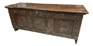 Antique Coffer in Oak