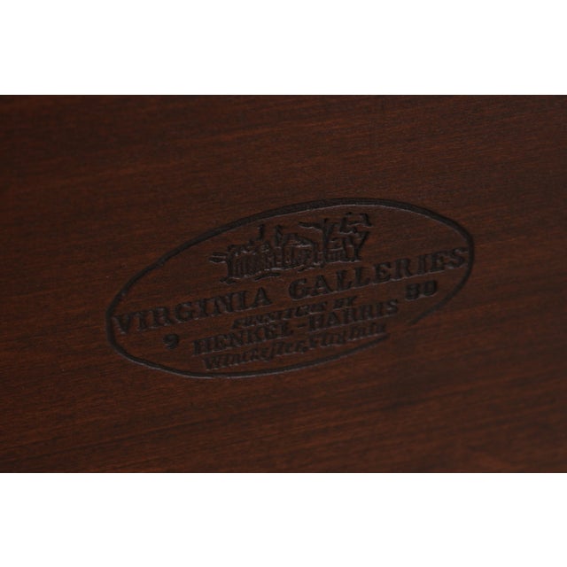 Henkel Harris Queen Size Cherry Poster Bed Headboard For Sale - Image 9 of 14