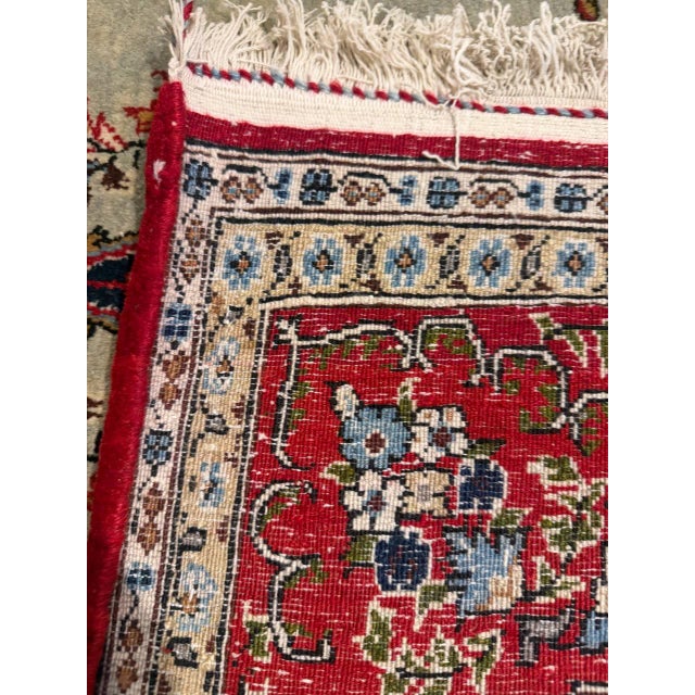 Traditional Pasargad Beige Persian Qum Rug For Sale - Image 3 of 12
