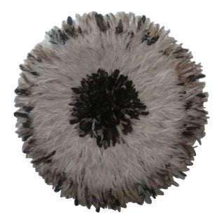 Juju Hat White and Natural of 39" - 100 Cm For Sale
