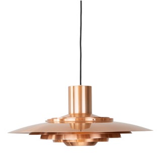 Vintage Danish P376 Pendant Lamp by Fabricius Kastholm for Nordisk Solar, 1964 For Sale