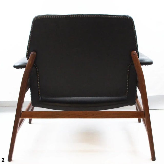 Set of Danish Armchairs in the Style of Gianfranco Frattini For Sale - Image 15 of 18