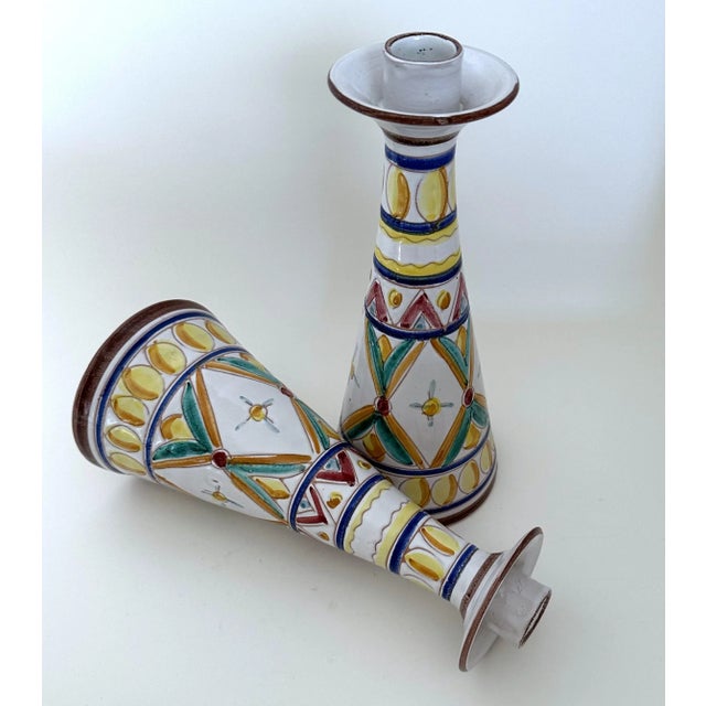 Fratelli Fanciullacci Tall Candlesticks, a Pair For Sale In Los Angeles - Image 6 of 7