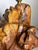 Large Olive Wood Lamp, France, 1960 For Sale - Image 14 of 15