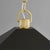 Natick is clean, open, and airy. The double roofline stands out from a traditional lantern, while the Aged Brass metal...