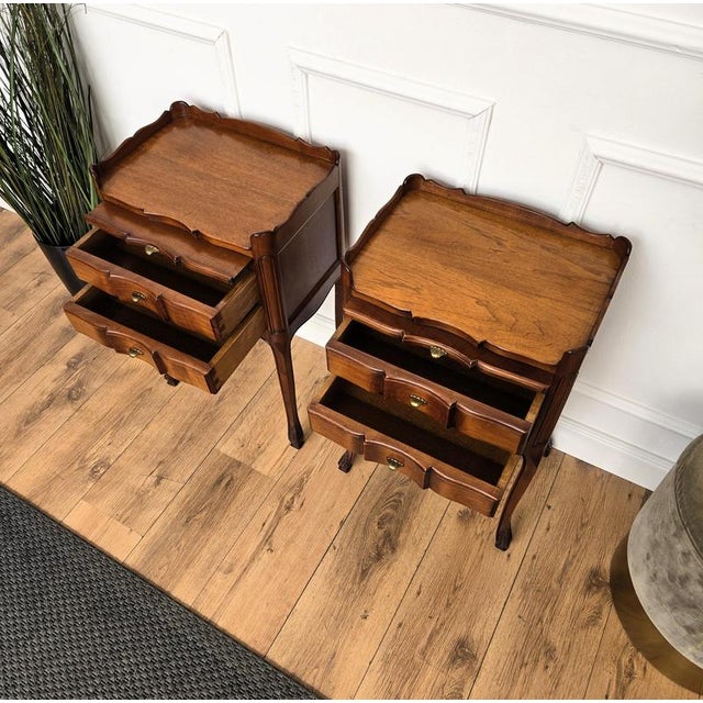 French Nightstands, 1940s, Set of 2 For Sale - Image 6 of 9