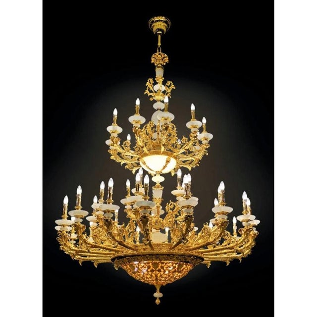 Collection Corona Chandelier in Metal and Crystal by Jago For Sale - Image 6 of 12
