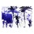 Contemporary Abstract Acrylics on Canvas "Public Trees" by Manuela Karin Knaut For Sale