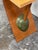 Green Circa 1992 Memphis Side Side Table With Egg Shaped Faux Stone Base For Sale - Image 8 of 12
