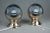 Gold 24 Carot Gold-Plated Magnetic Eyeball Wall Lamps from Abo Rangers, Denmark, Set of 2 For Sale - Image 8 of 15