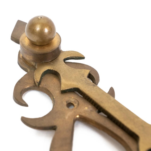 Mid-20th Century Solid Brass Inclinometer For Sale - Image 11 of 12