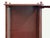 Vintage Square Brown Frame Glass Door Display Case Box For Sale - Image 13 of 13
