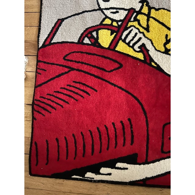 1990s Tintin Rug from Axis, 1994 For Sale - Image 5 of 12