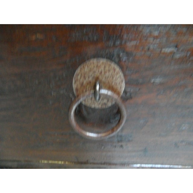 Antique Oak Spanish Sidetable For Sale - Image 10 of 14
