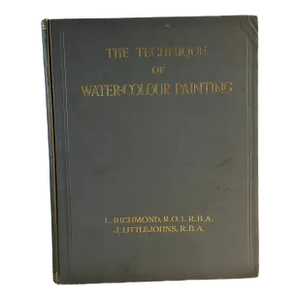 1925 Technique of Watercolor Painting Book