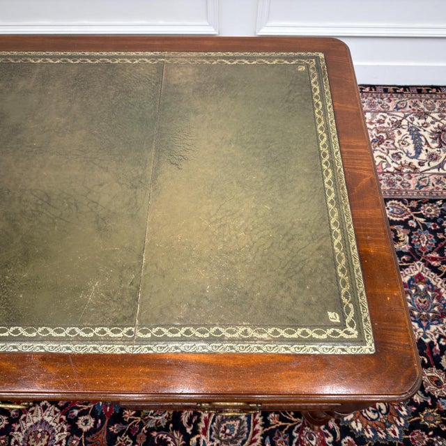 Antique Classic English Writing Desk For Sale - Image 16 of 18