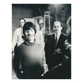 The Beatles' Ringo Starr, 1970s, Black and White Photograph For Sale
