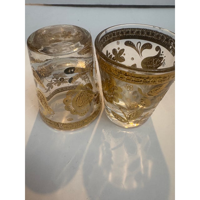 Mid-Century Modern 1970s Culver Chantilly Shot Glasses - Set of 5 For Sale - Image 3 of 3