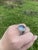 Blue David Yurman 13.85ctw Blue Topaz and Diamond Ring, SterlingSilver 18k White Gold, Size 8.25 For Sale - Image 8 of 8