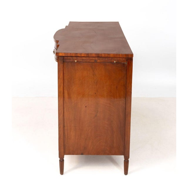 Brown American Federal Figured Mahogany Sideboard For Sale - Image 8 of 9