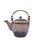 Modern Hand-Painted Vietnamese Ceramic Tea & Espresso Set for 4 With Dual-Glaze Finish - 9 pcs For Sale - Image 3 of 10