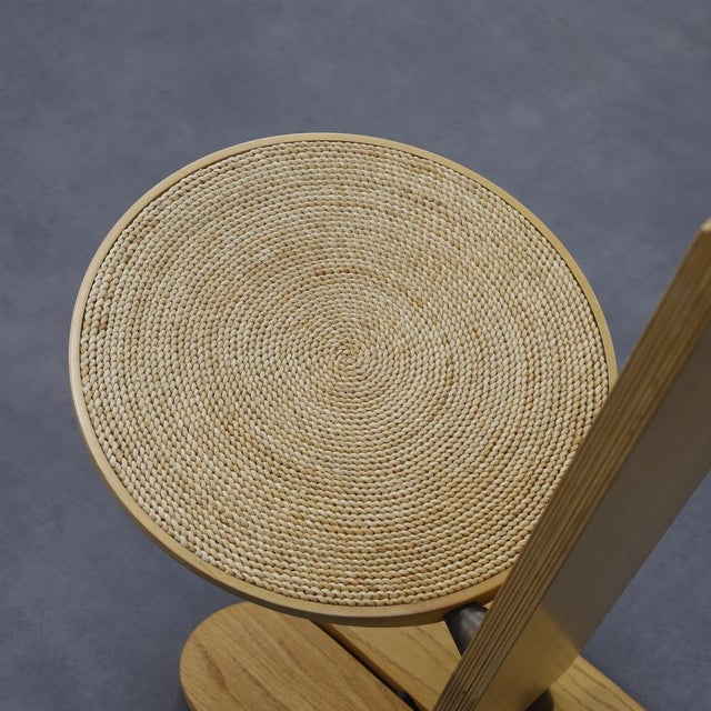 Beige Pala Chair by Gigi Sabadin for Emme, Italy, 1970s For Sale - Image 8 of 12