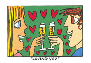 James Rizzi, Loving You, Print