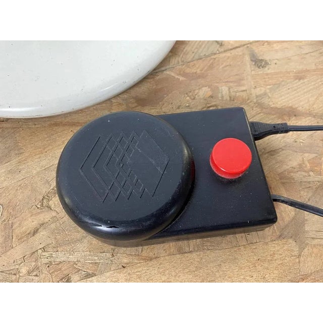 Metal Vintage Lamp-Up with Chromed and Metal White Paint Floor Lamp, 1970s For Sale - Image 7 of 13