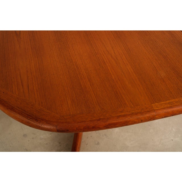 Wood Teak Dining Table by Edvard Valentinsen for Funiture Factory Ringe, Denmark, 1960s For Sale - Image 7 of 17