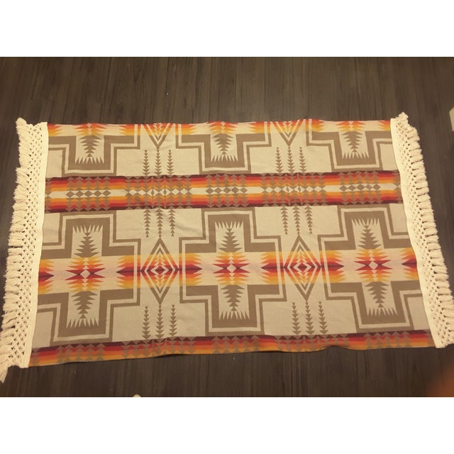 Boho Lightweight Wool Throw Chairish