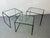 Mid-Century Modern Modernist Italian Steel and Glass Set of Nesting Tables, 1970s, Set of 3 For Sale - Image 3 of 9
