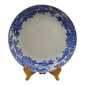 Late 20th Century Spode Blue Room 'Girl at Well' Pasta Serving Bowl 11.75", Made in England - With No Center Decoration