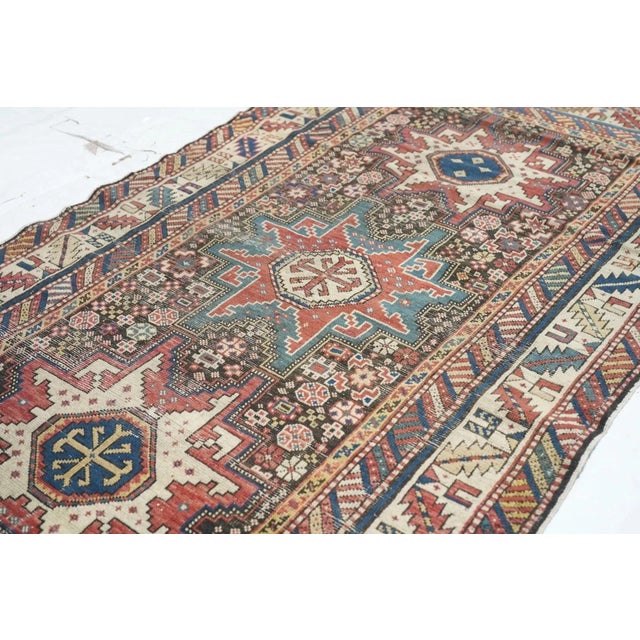 Textile Antique Shirvan Rug 3'3'' x 5'9'' For Sale - Image 7 of 10
