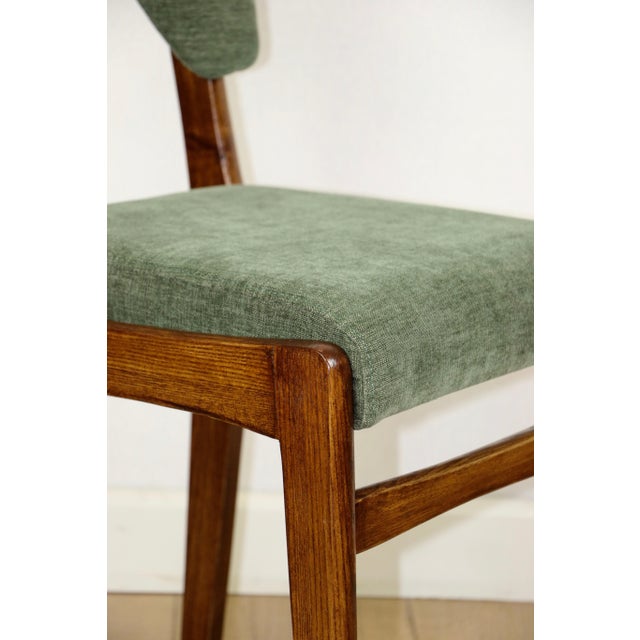 Vintage Olive Chairs by Rajmund Hałas, 1970s, Set of 2 For Sale - Image 12 of 14