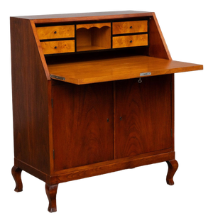 Art Nouveau Secretary Desk in Oak, Early 20th Century