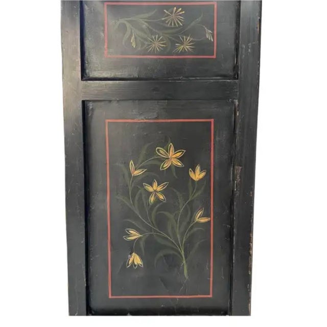 Animal Skin Spanish Painted and Parcel-Gilt Leather Four Panel Screen For Sale - Image 7 of 11