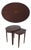 Baker Federal Style Inlaid Mahogany Nesting Tables For Sale